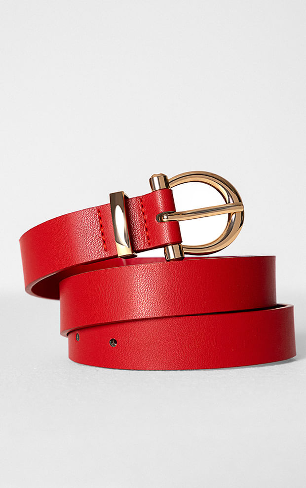 Foto de cinturón para mujer color rojo de Studio F 